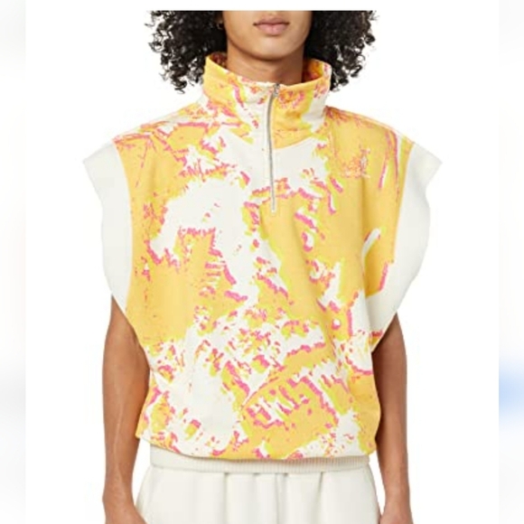 Making The Cut Tops - Making The Cut Drop Sleeves Boxy Half Zip Sweatshirt